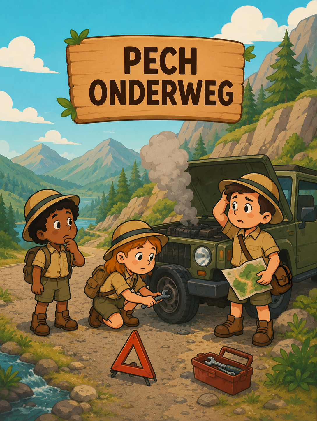 Zomerexpeditie voor pioniers: pech onderweg pech onderweg